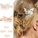 Women Shiny Golden Butterfly Hair Clip Headband Hair Accessories Headpiece Hot!