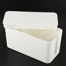 New ABS Cable Management Box Cord Organizer Kit Cover Conceal Hide Wire Plu