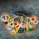 Christmas Decoration Snowman LED Garland String Lights Christmas Tree Hanging
