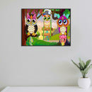 5D DIY Full Drill Diamond Painting Cartoon Birds Cross Stitch Embroidery