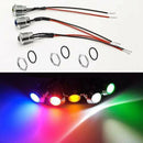 10pcs 12V LED Dash Panel Indicator Warning Light Lamp Car Boat Marine Van