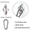 Sun Shade Sail Hardware Kit 6 Inch Sail Hardware for Trigangle and Rectangl B6W9