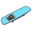 3.5 inch 1080P Car DVR Rear View Mirror 100 Degree Dash Cam (w/ TF Card)