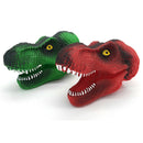 Kids Christmas Gift Red Prank Tricks Dinosaur Hand Puppet for Pretend Play
