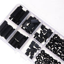 160PCS Metric M3 8 Sizes Assortment Stand-off Nylon Screws Bolt Nuts Fastener Gw