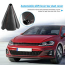 Universal PU Leather Car Gear Shift Lever Gaiter Red Stitch Dust Cover