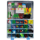 146 Pcs Soft Lure Set Sea Fishing Tackle Fishing Lure Silicone Bait Soft Wo