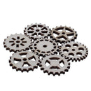 50pcs 24mm mixed wheel gear Natural wooden Scrapbooking Carft Handmade Acce