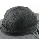 Hat With Neck Fishing Hiking Outdoor Uv Protection Sun Hat D4Q3