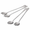 Set of 4 Super Long Stainless Steel Coffee Spoons M1I2