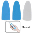 Replacement Heads 3Bits Electric Nail File Machine Nail Pedicure Buffer Tool  Bj