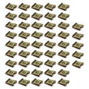 50pcs U Type Nuts Car Interior Door Trim Panel Fastener Clip U Nuts (No.6) A