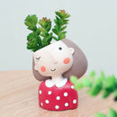 Flower Girl Planter Set - 4pcs European Style Succulent Plants Planter Pot