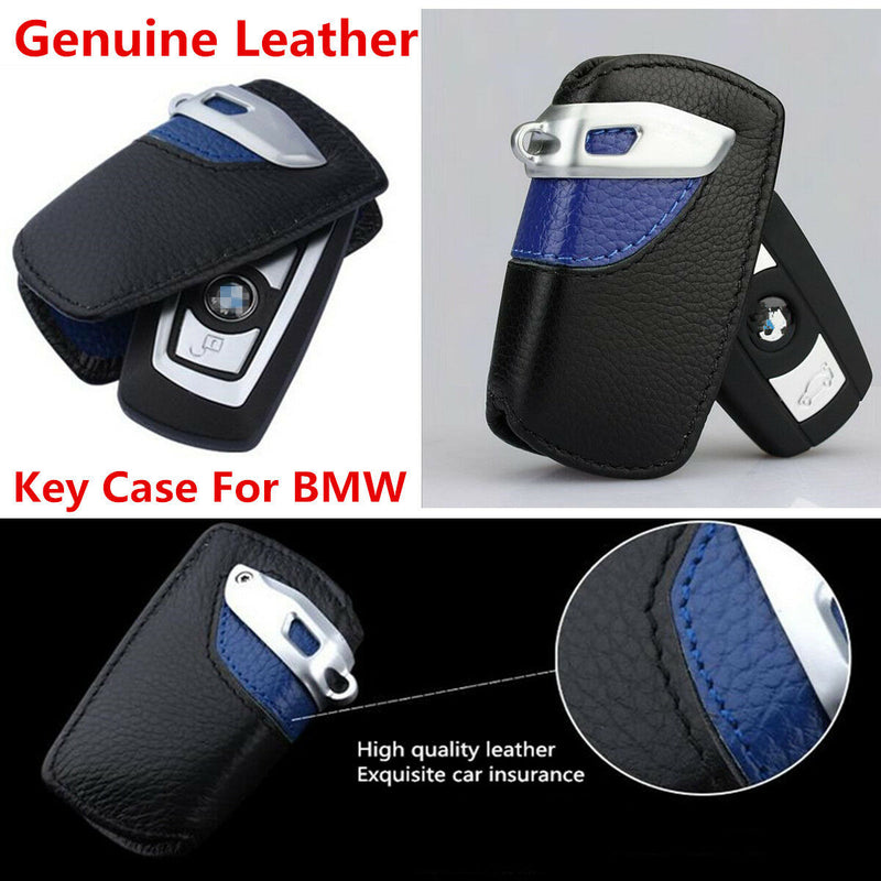 Brand New Leather Car Key Cover Bag Case Holder For BMW 1 3 5 6 Series X3