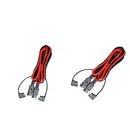 2x 2M Quick Disconnect Connect 2Pin Extension Wire Harness SAE-SAE Connector