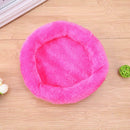 Animal Pet Hamster House Bed Washable Winter Warm Soft Mat(Rose Red)(L) A