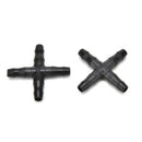 20 Pcs Black Sprinkler Irrigation Tee Pipe Barb Hose Fitting Joiner Drip Sy