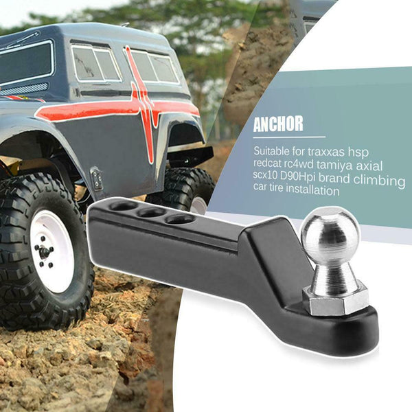 Metal Tow Shackle Hook Receiver Hitch Trailer for Trx-4 Rc4wd Scx10 RC Car #gib
