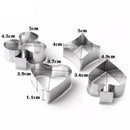 Delidge 4pcs/set Poker Cookie  Stainless Steel Playing Cake Fondant Mold SpadeMO