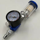 1X(1/4 Scratch Air Pressure Regulator Gauge Spray Tool & In-Line Water Trap