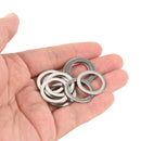 10Pcs Bicycle Pedal Spacer Crank Cycling Bike Stainless Steel Ring Washers LJ