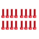 Set of 16 Lightweight Bike Water Bottle Cage Holder Bolts Screws Durable
