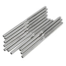 10 Pieces Stainless Steel Lag Stud Hand Swage Cable Railing- for 1/8in Cable