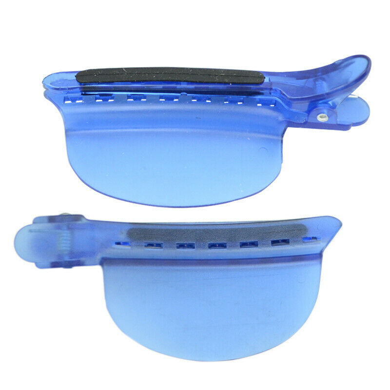 2pcs Heat Insulation Protector Shield+Sectioning Hair Clips Salon Hair Extens BX