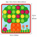 Button Art Color Matching Pegboard Puzzles Early Learning Educational Toys