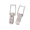 2x Mild Steel Cabinet Boxes Hasp Lock Spring Loaded Latch Catch Toggle Locks 3C