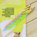 5x Acrylic Nail Art UV Gel Carving Pen Brush Liquid No.4 W8P0 8 DIY 6 10 Po L3T0