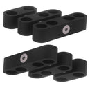 6pcs Billet Aluminum Ignition Spark Plug Wire Separators Dividers 7mm 8mm 9.5mm
