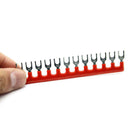 600V 15A Double Row 12 Positions Screw Terminal Block with Barrier Strips