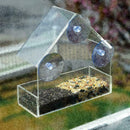 Clear House Window Bird Feeder Birdhouse With Suction Feeding Garden New Ou S5F9