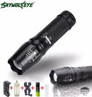 G700 LED Zoomable Flashlight X800 Military Lumitact Torch 18650 Battery Charger