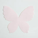 100pcs Cut Out Fabric Butterfly for DIY Bridal Hair Accessories 55mm Pink