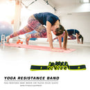 Yoga Resistance Band Gym Elastic Band Fitness Training Equipment (Yellow)