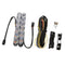 2x Double Color White & Amber 6LED Daytime Running Light Turn Signals Lights