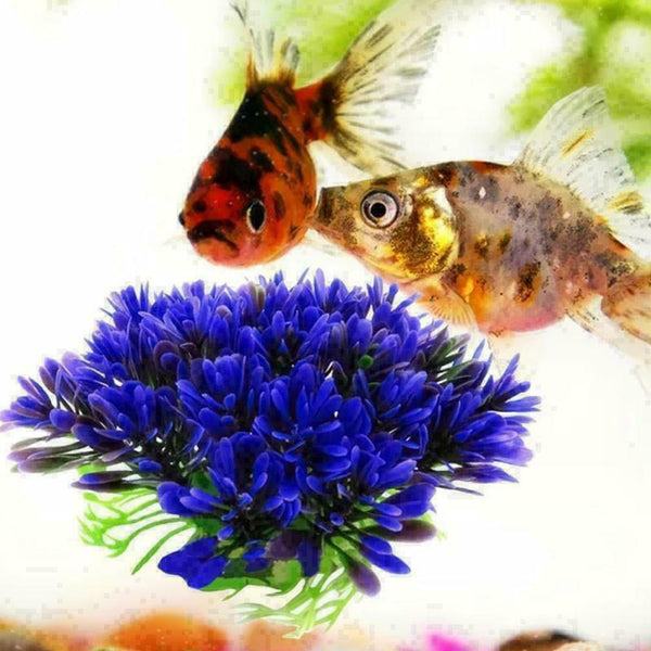 Fish Tank Aquarium Decor Accessories Artificial Water Plant Gr S1Q7 X4T9 Pl Y3F7