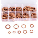 200pcs M5-M14 Box-packed Durable Copper Hardware Oil Seal Fitting Ring Seal N9W8