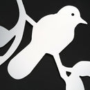 Mirror Wall Art "Birds Standing on the Tree Branch" Wall Stickers Removable
