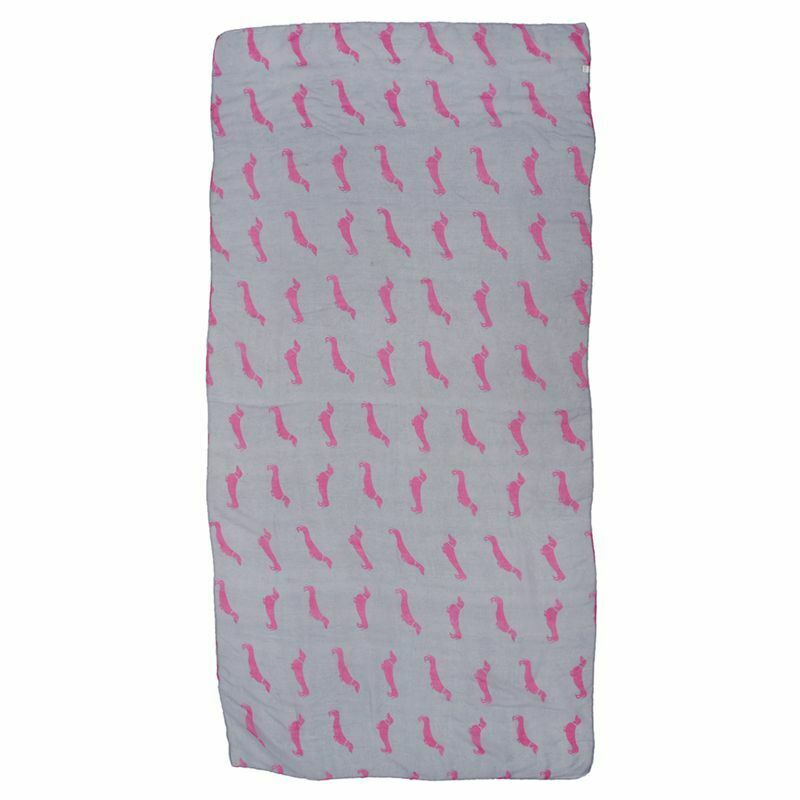 Sausage Dachshund Dog Animal Ladies Scarf Shawl Soft Feel 180 x 90cm White L8O8