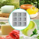 9 Grid DIY Silicone Soap Mold Handmade Soap Making Tools Rectangle-Moulds S U4M2