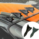 10Pcs New Shark Fin Wing Diffuser Vortex Generator Car Roof Spoiler Bumper  GHY