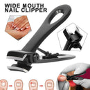 Black Thick Toenail Clipper Nipper Cutter Heavy Duty Stainless Steel Pedicure