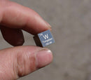 Tungsten Metal 10mm Cube Tungsten Element Sample 99.95% Pure - Periodic Table