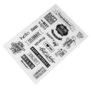 Silicone Transparent Clear Stamp Seal DIY Happy Birthday Scrapbooking Decor
