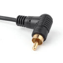 1 pcs Tattoo RCA Clip Cord for Tattoo Machine Flexible 1.8M Black