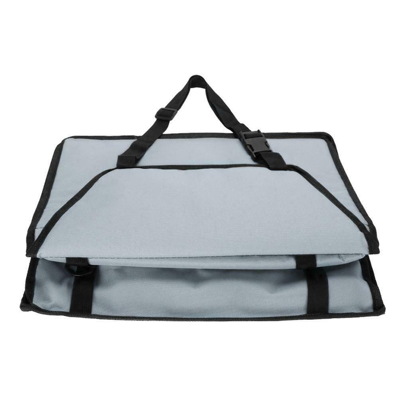 Pet Car Safety Seat Breathable Waterproof Cat Dog Travel Carrier Bag (Grey) A