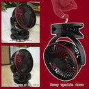 Portable Desk Fan with 4 Speed Adjustable USB Rechargeable Battery Powered